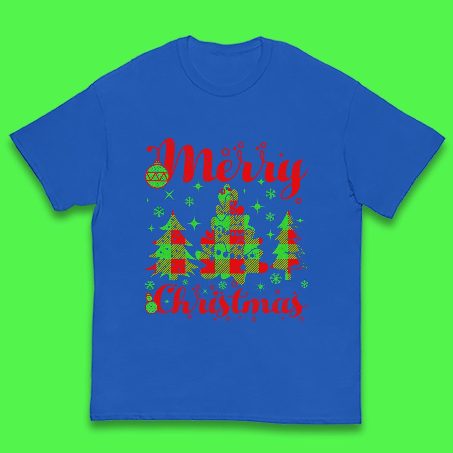 merry christmas trees t shirt