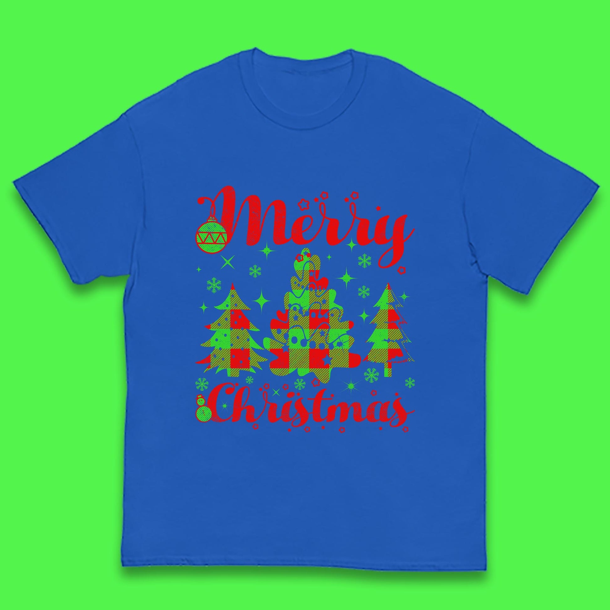 merry christmas trees t shirt