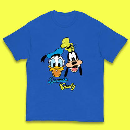 Disney Cartoon Characters Donald Duck And Pluto Goofy Face Disney World Trip Disney Vacation Kids T Shirt