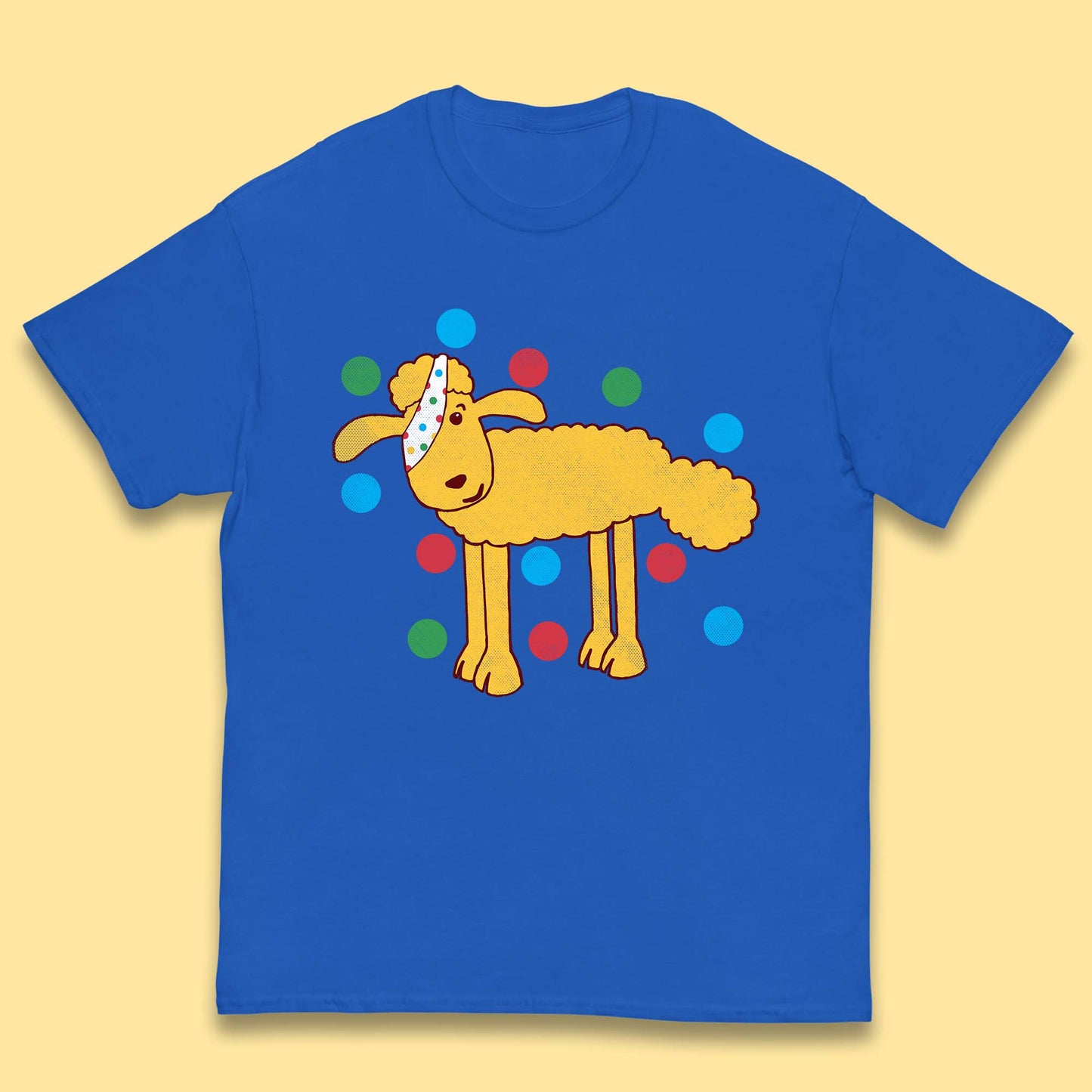 Spotty Pudsey Sheep Children In Need Dotty Spot Charity Raising Pudsey Sheep Kids T Shirt