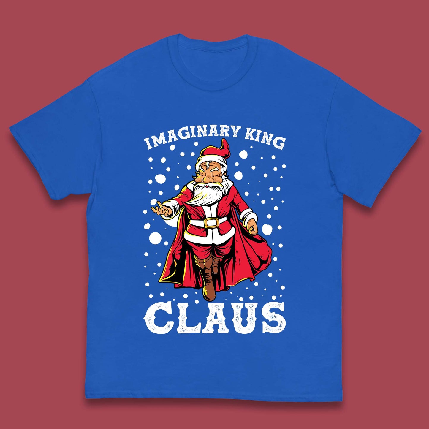 imaginary king santa christmas t shirt