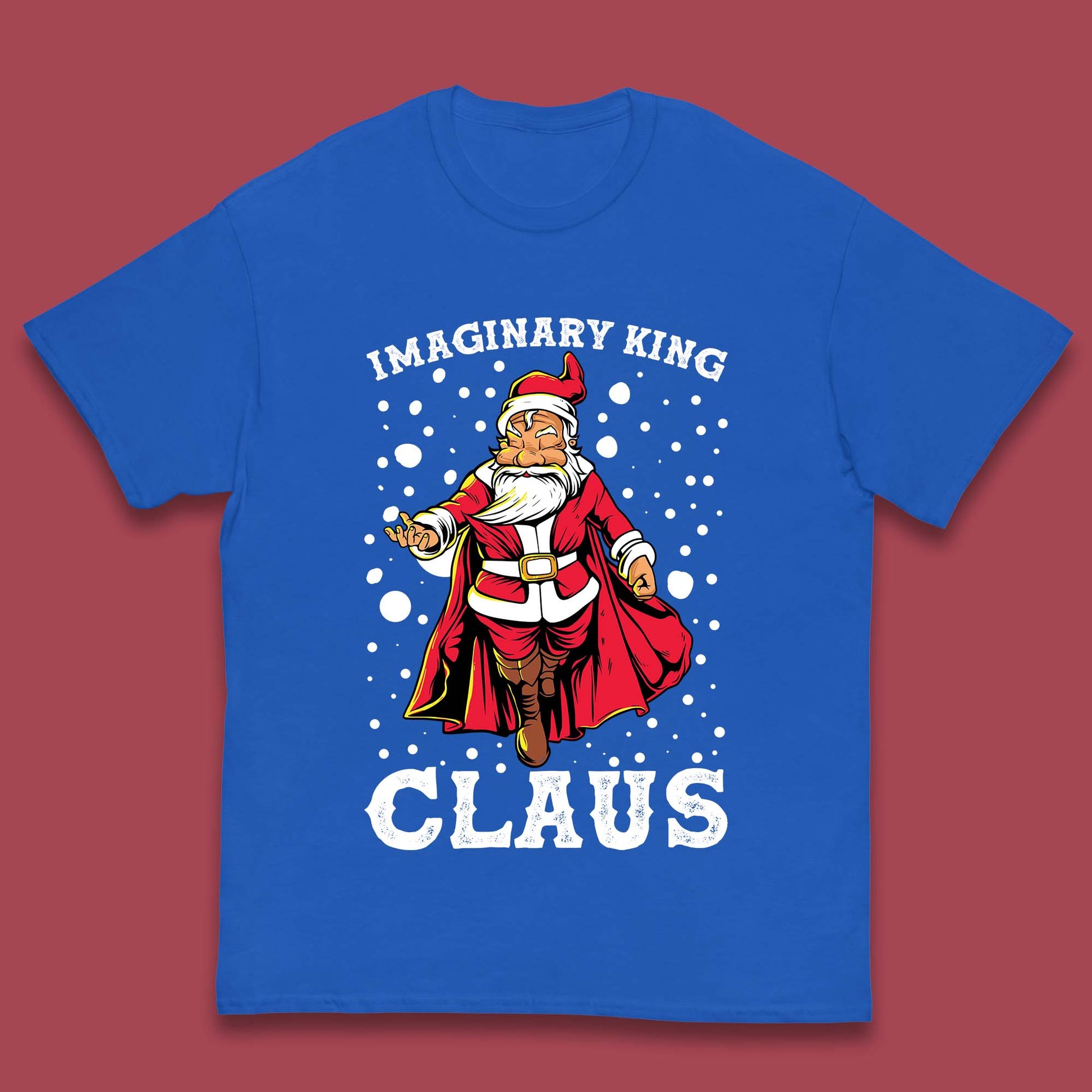 imaginary king santa christmas t shirt