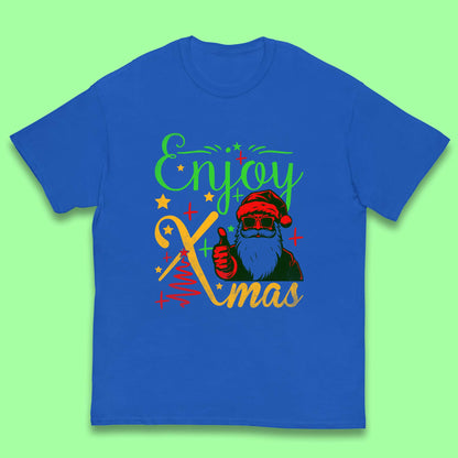 santa claus thumbs up christmas t shirt