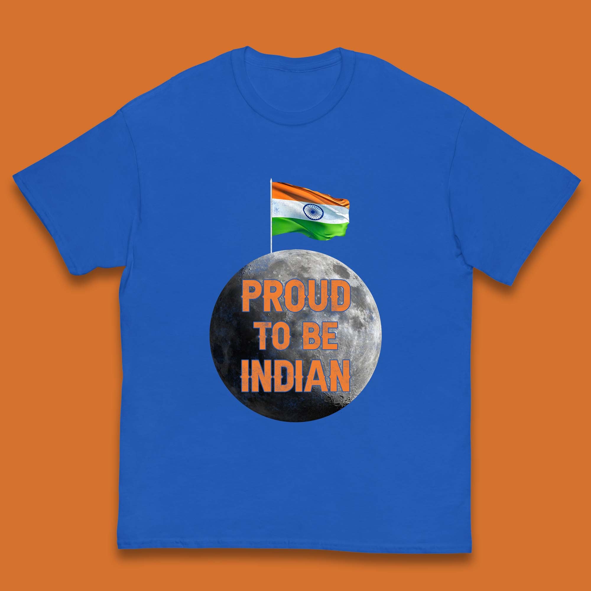 Proud To Be Indian Soft Landing To The Moon Chandrayaan-3 India On The Moon Kids T Shirt