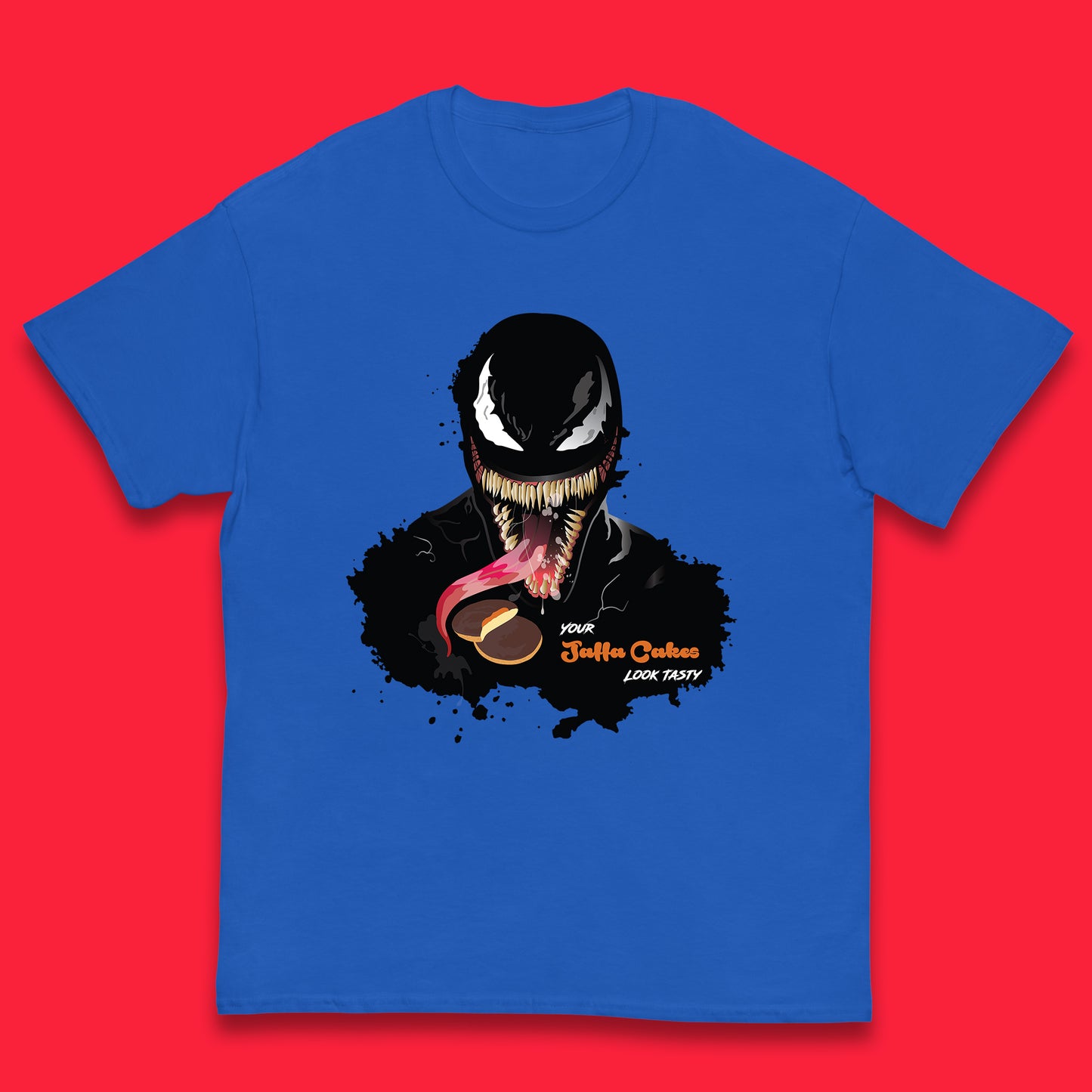 Venom Your Jaffa Cakes Look Tasty Marvel Avengers Venom Face Marvel Comics Movie Character Kids T Shirt