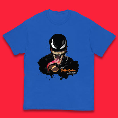 Venom Your Jaffa Cakes Look Tasty Marvel Avengers Venom Face Marvel Comics Movie Character Kids T Shirt