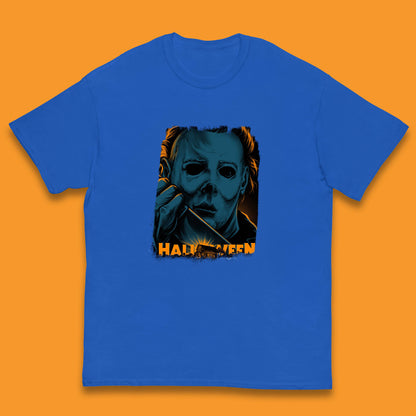 Halloween (1978) Poster Slasher Film Michael Myers Halloween Horror Thriller Movie Character Kids T Shirt