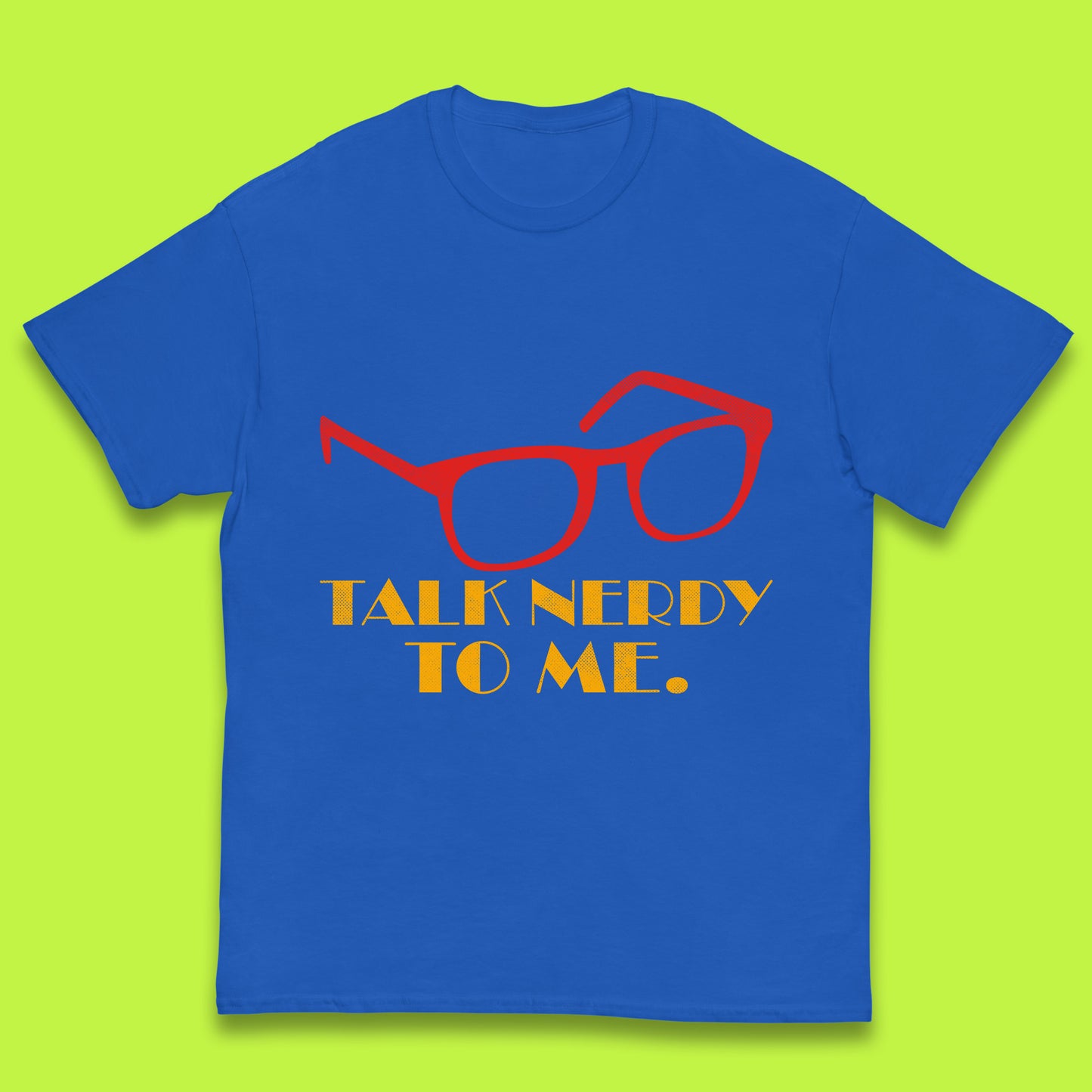 Talk Nerdy To Me Funny Geeky Nerd Glasses Coder Developer Programmer Book Lover Kids T Shirt