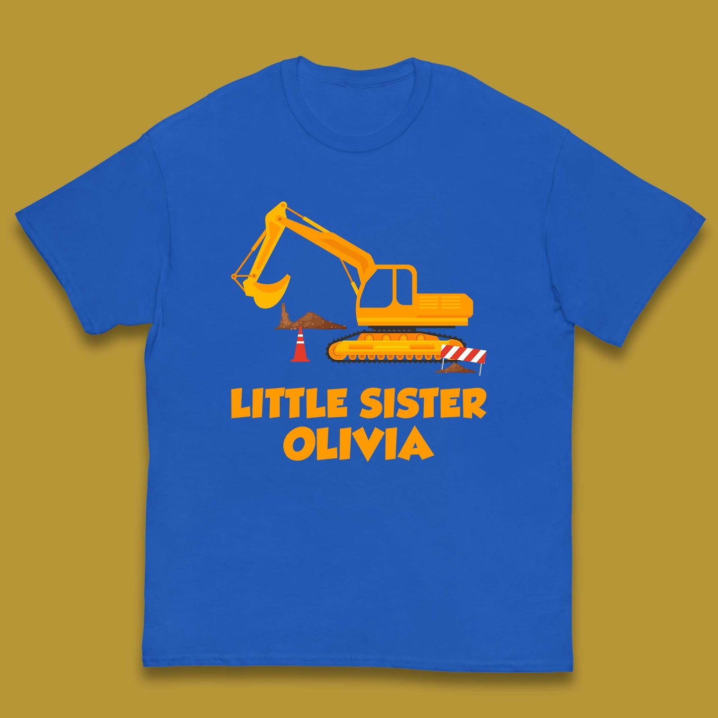Personalised Little Sister Your Name Promoted To Sister Siblings Announcement Gift Kids T Shirt
