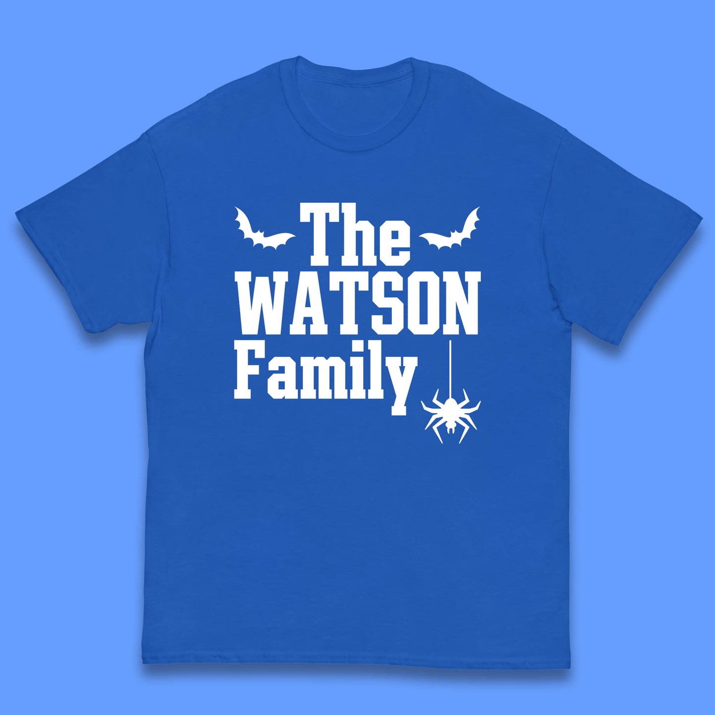 Personalised Halloween Family Your Name Horror Scary Spooky Matching Costume Kids T Shirt
