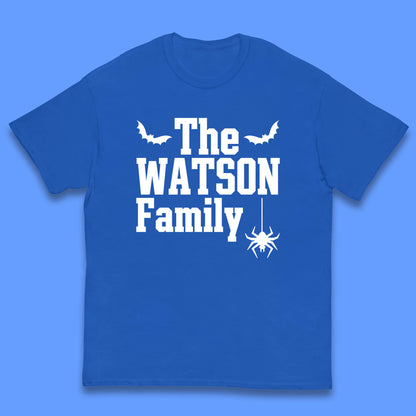 Personalised Halloween Family Your Name Horror Scary Spooky Matching Costume Kids T Shirt