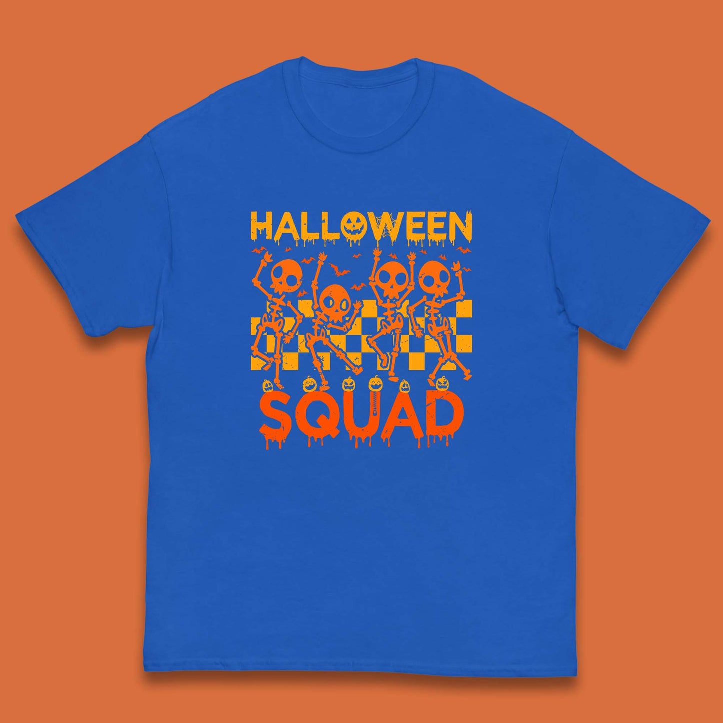 Halloween Squad Dancing Skeletons Squad Goals Dancing Halloween Skull Kids T Shirt