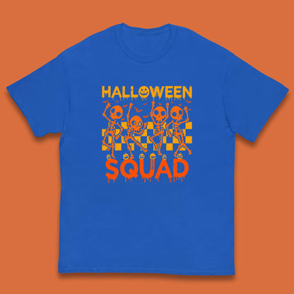 Halloween Squad Dancing Skeletons Squad Goals Dancing Halloween Skull Kids T Shirt
