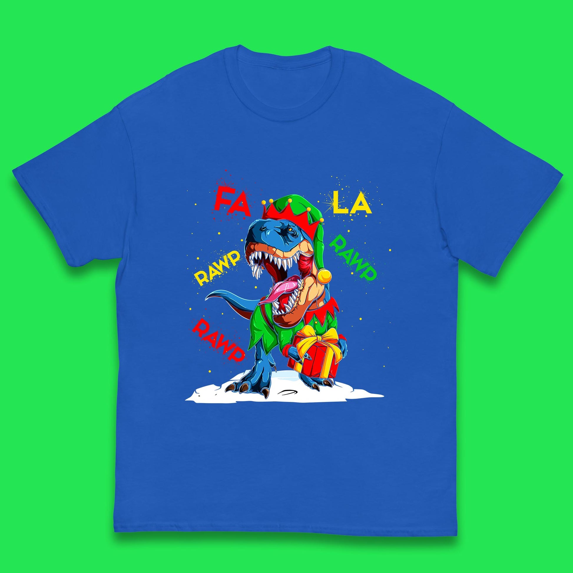 christmas dinosaur t shirt