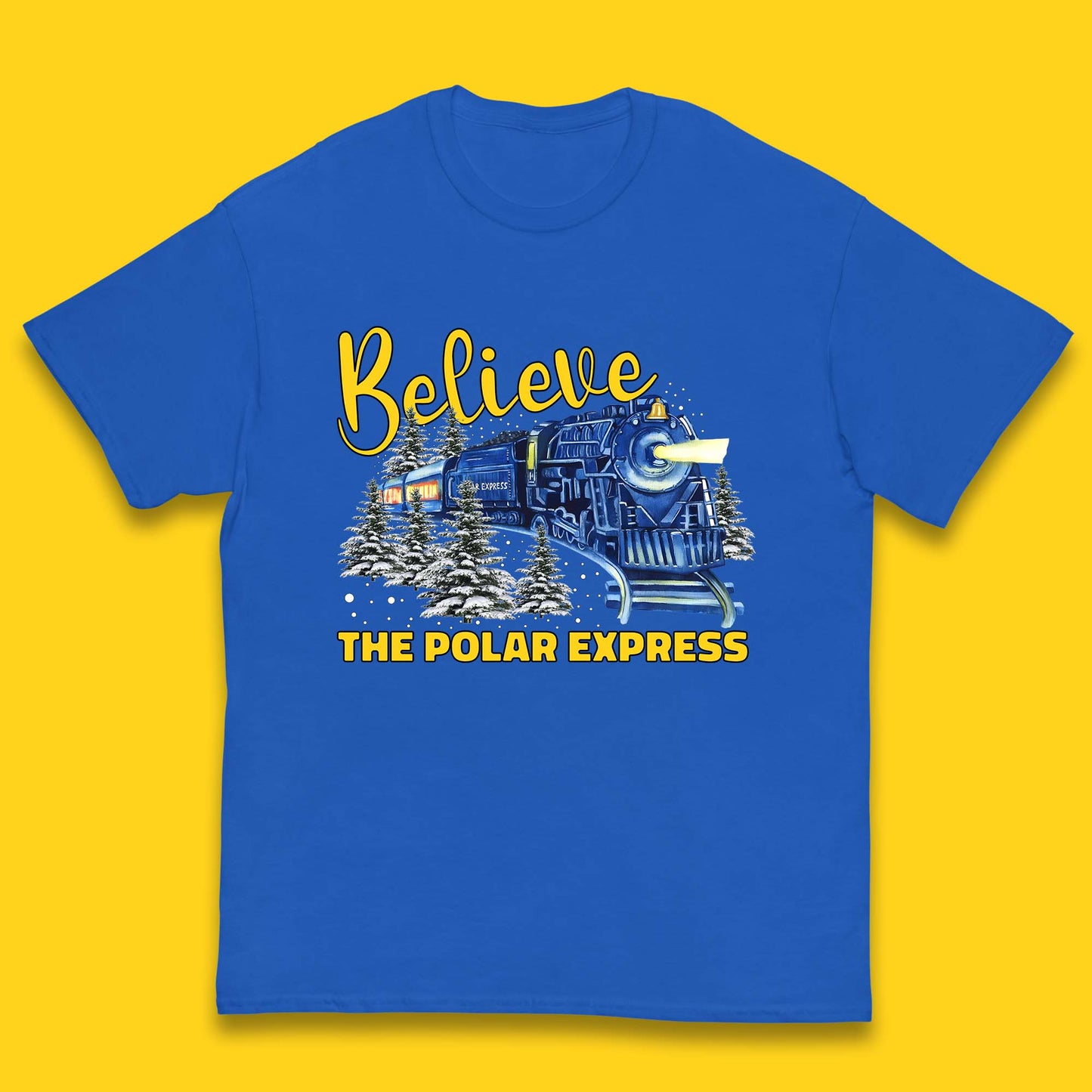 Believe The Polar Express Christmas Train Kids T-Shirt