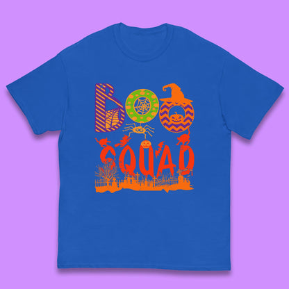 Boo Squad Halloween Matching Costume Horror Boo Crew Kids T Shirt