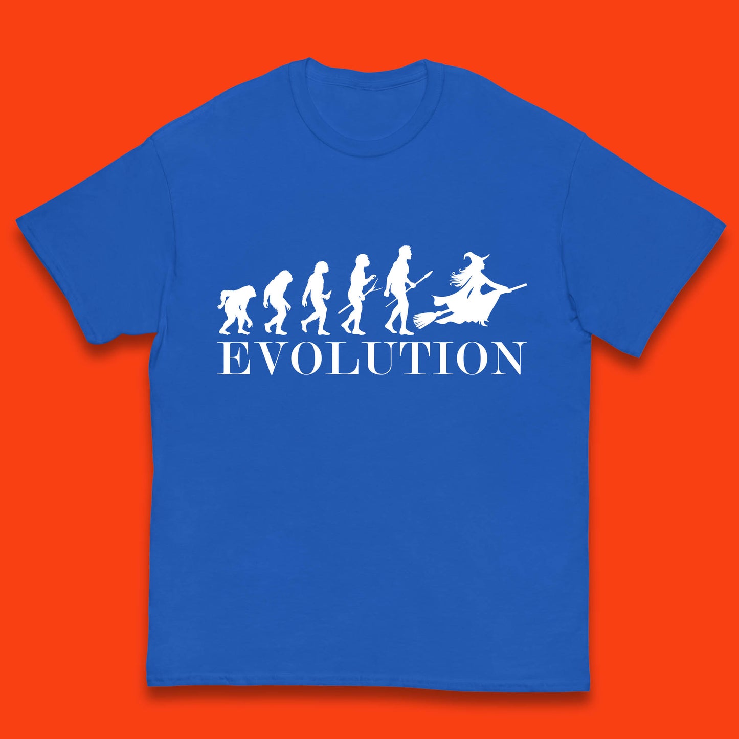 Witch Evolution Halloween Scary Spooky Witch Costume Kids T Shirt