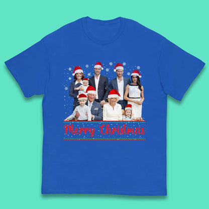 British Royal Family Succession Christmas Kids T-Shirt