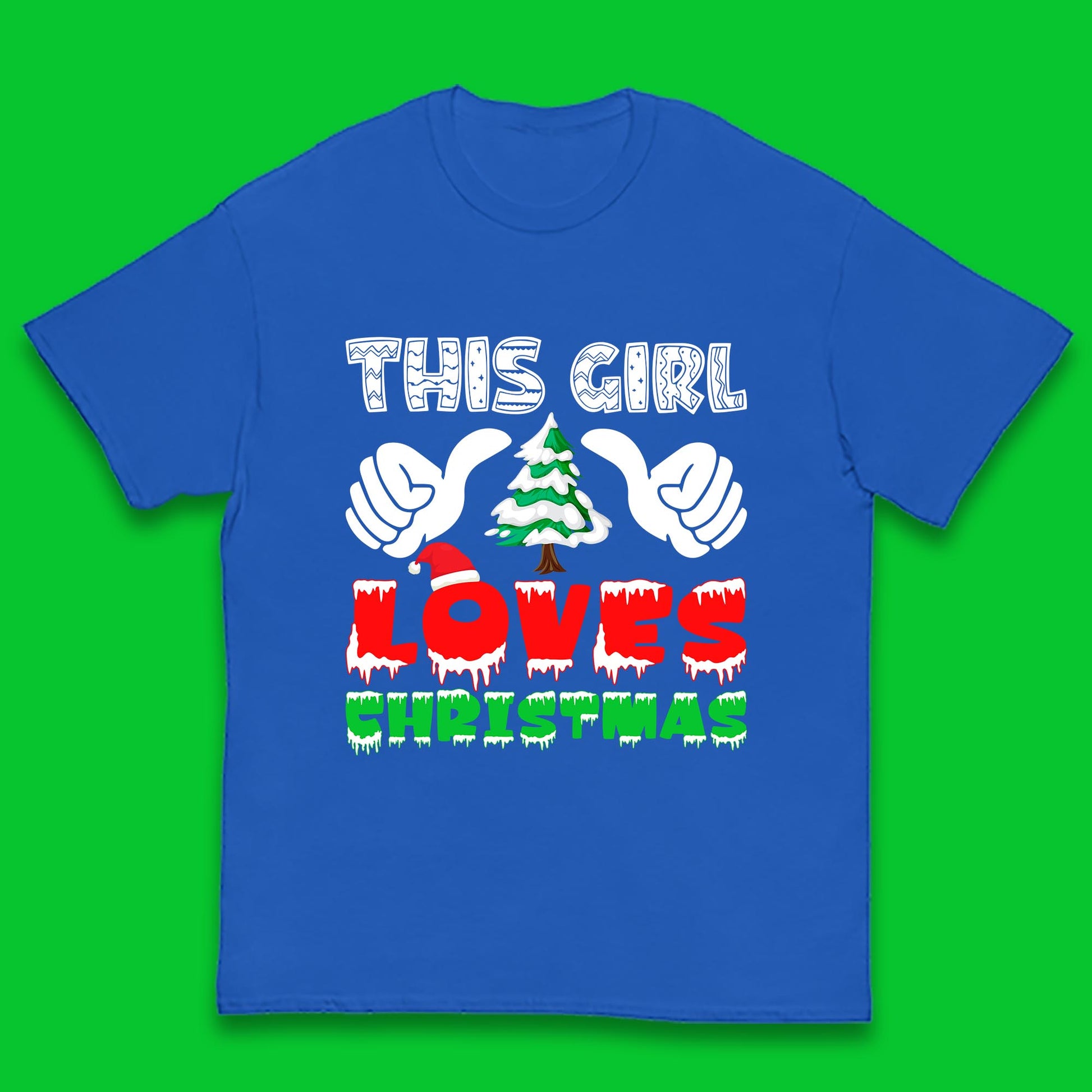 this girl loves christmas t shirt