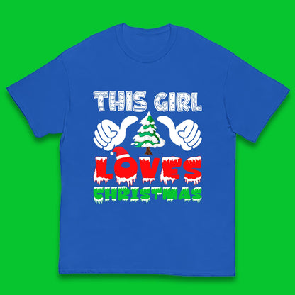 this girl loves christmas t shirt