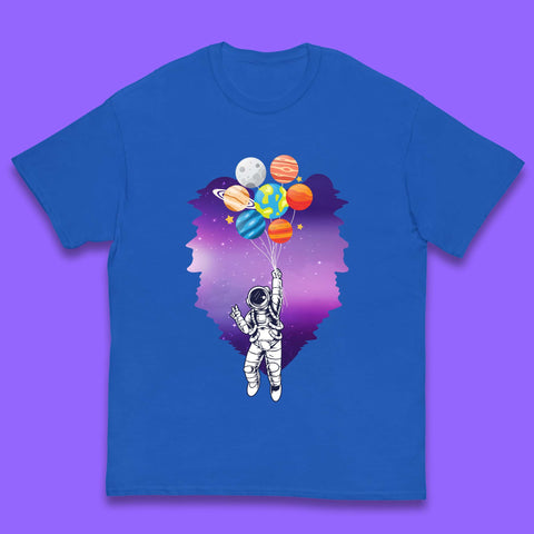 Astronaut Space Planets Balloons Kids T-Shirt