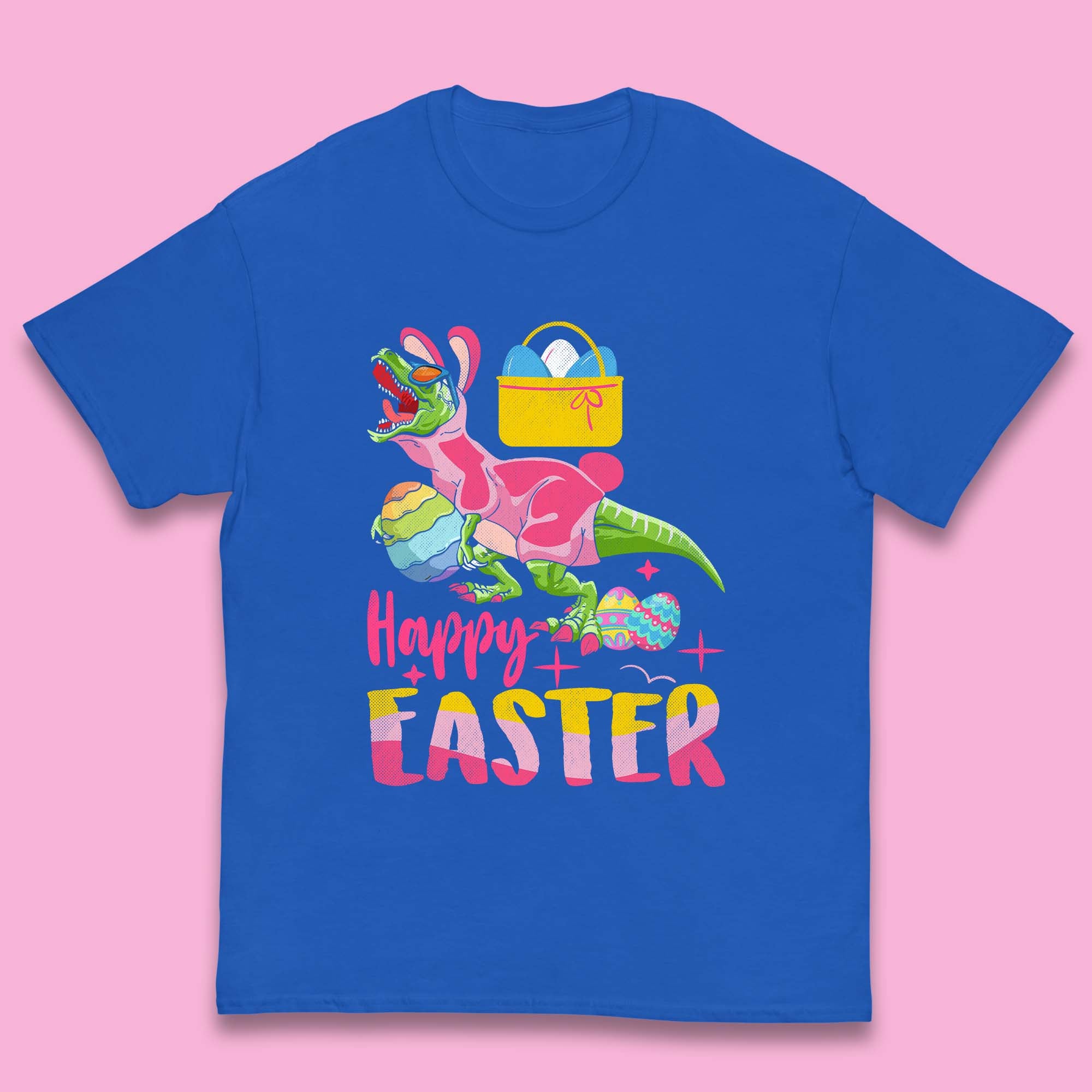 Happy Dinosaur Easter Kids T-Shirt