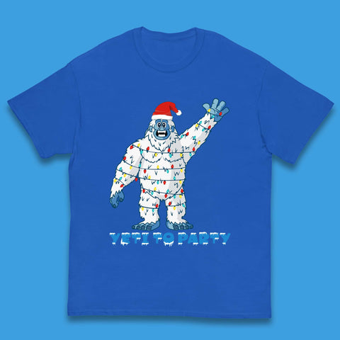 Yeti To Party Christmas Kids T-Shirt