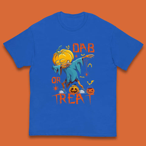 Dab Or Treat Scarecrow Dabs Halloween Dabbing Dance Horror Scary Kids T Shirt