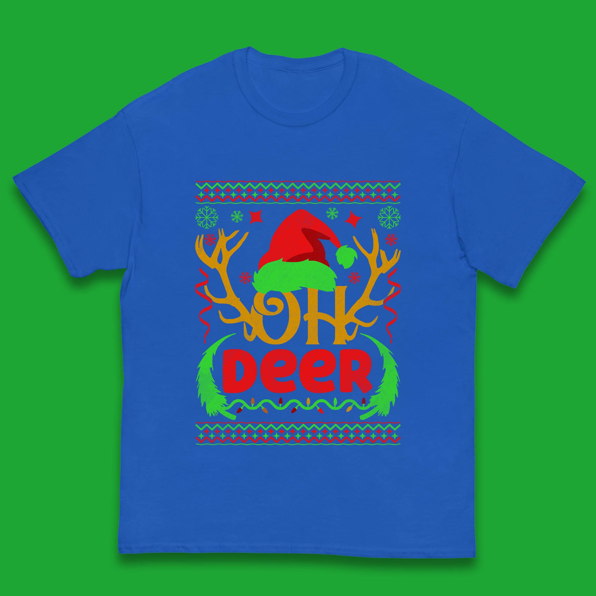 deer antlers christmas t shirt