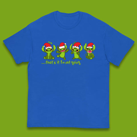 Grinch Stitch Christmas Kids T-Shirt