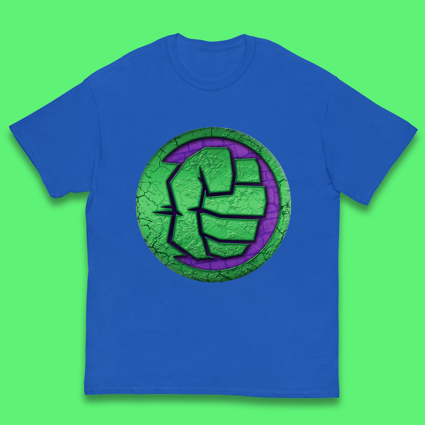 Marvels Avengers The Incredible Hulk Smash Fist Circle Logo Hulk Giant Man Hulk Superhero Movies Kids T Shirt