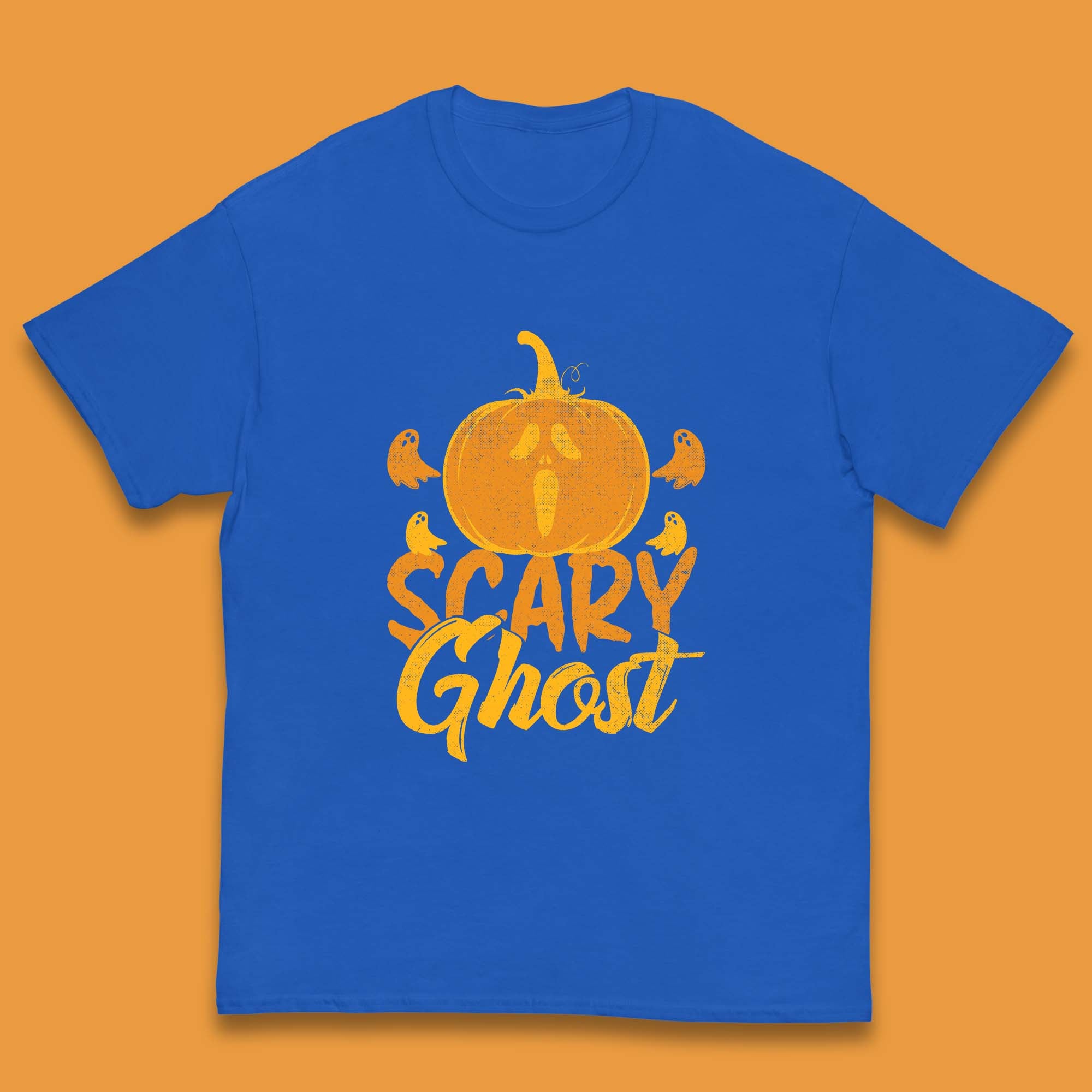 Scary Ghost Halloween Scream Ghost Face Horror Scary Pumpkin Ghostface Kids T Shirt