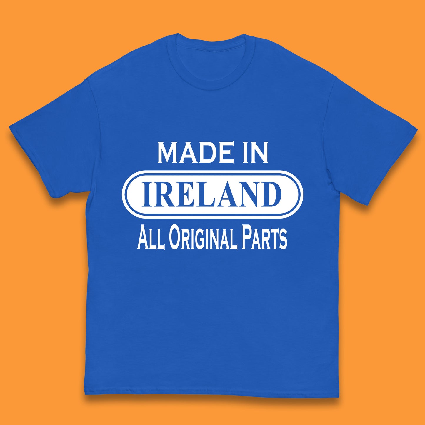 Made In Ireland All Original Parts Vintage Retro Birthday Country In Europe Gift Kids T Shirt