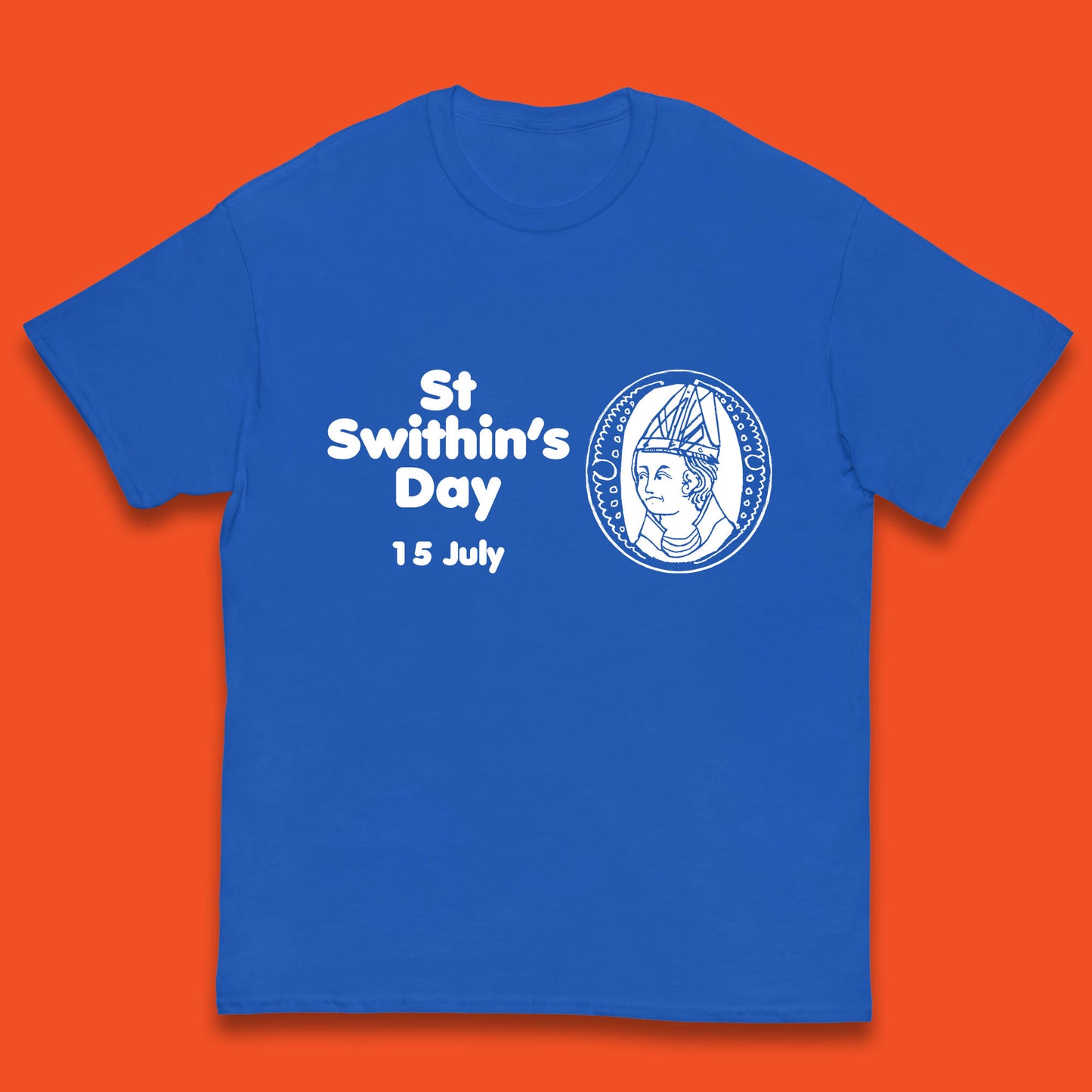 St. Swithin's Day 15 July Saint Swithun's Day Weather Folklore Kids T Shirt