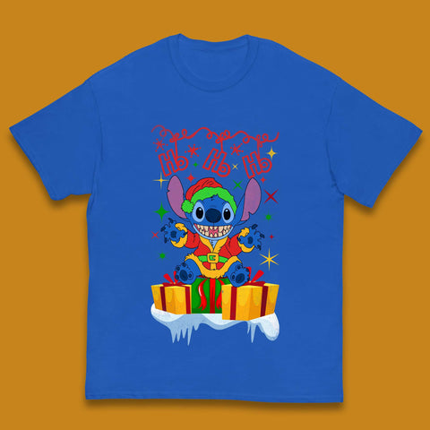 Elf Stitch Christmas Kids T-Shirt