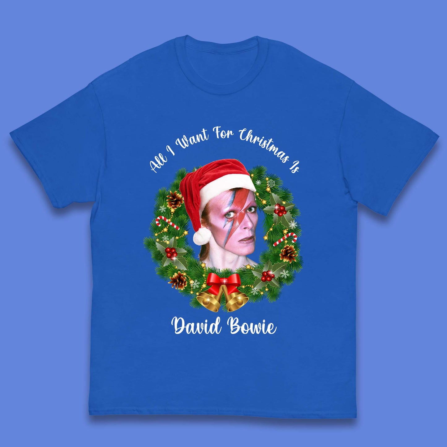David Bowie Christmas Kids T-Shirt