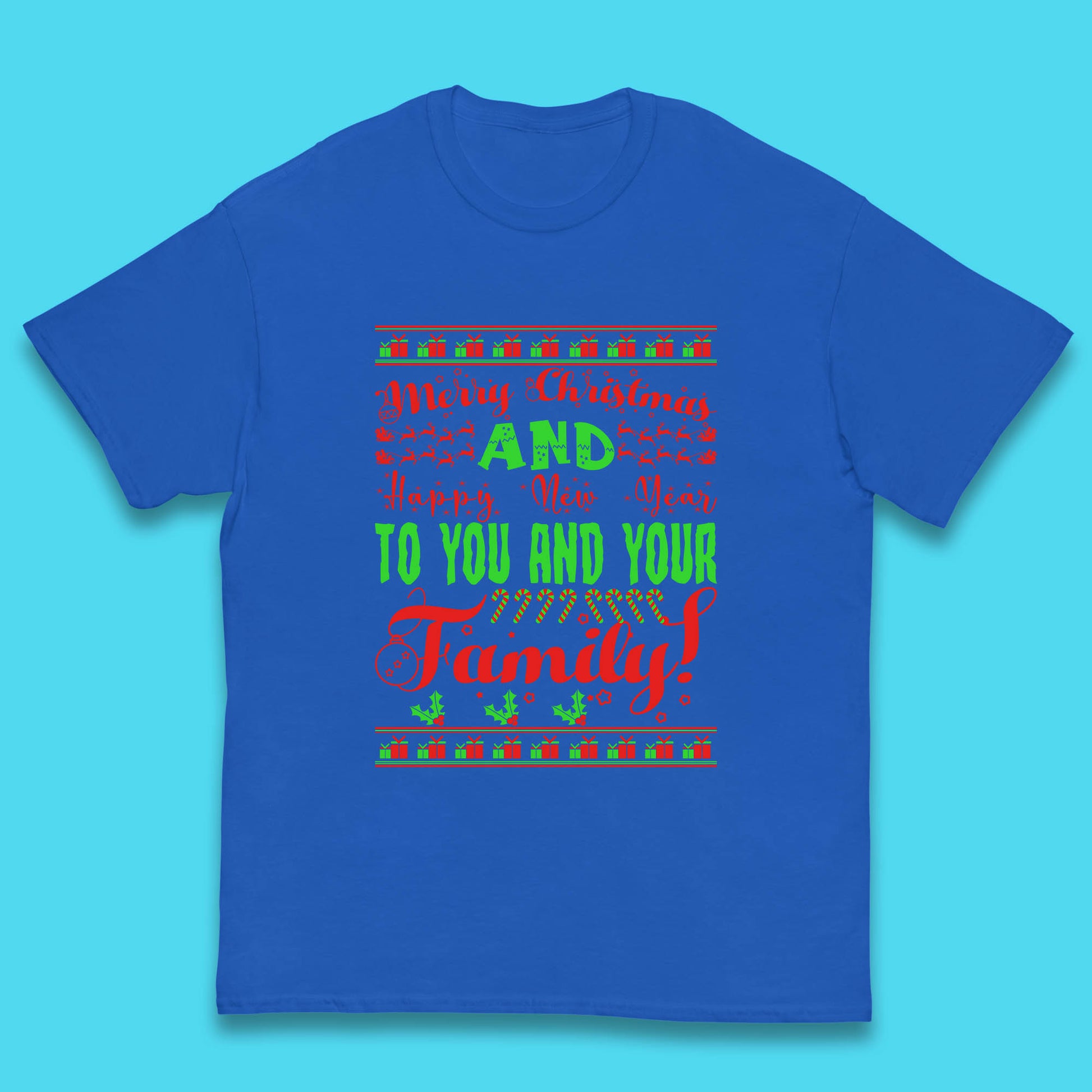 merry christmas family t shirt