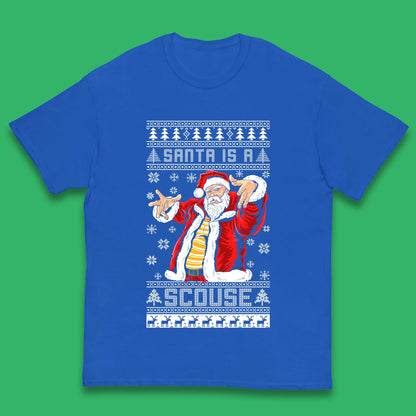 Santa Is A Scouse Christmas Kids T-Shirt