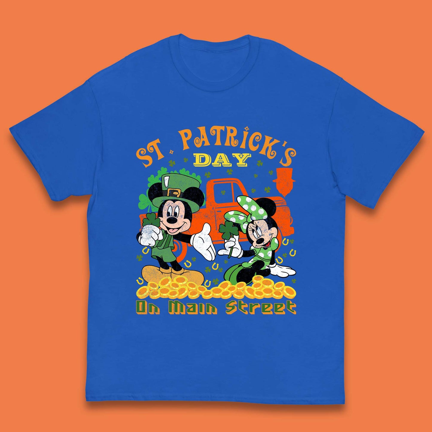 Mickey Mouse St Patricks Day Childrens T Shirt UK