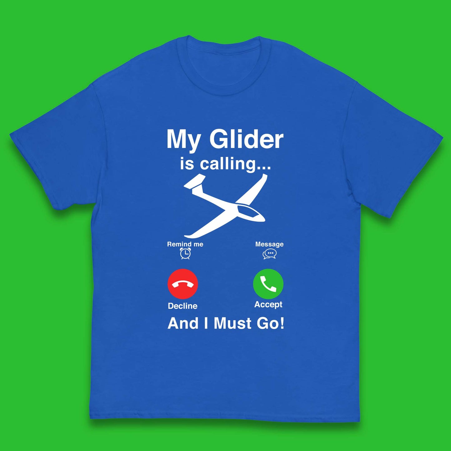 My Glider is Calling And I Must Go Kids T-Shirt