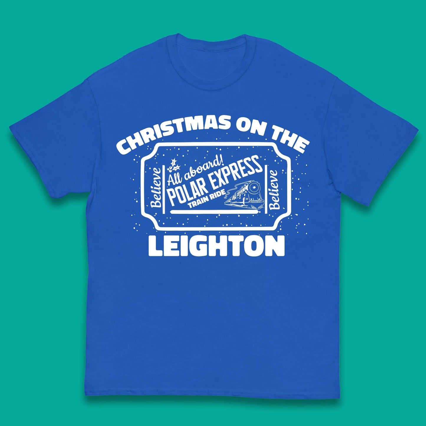 Polar Express Christmas Train Kids T-Shirt