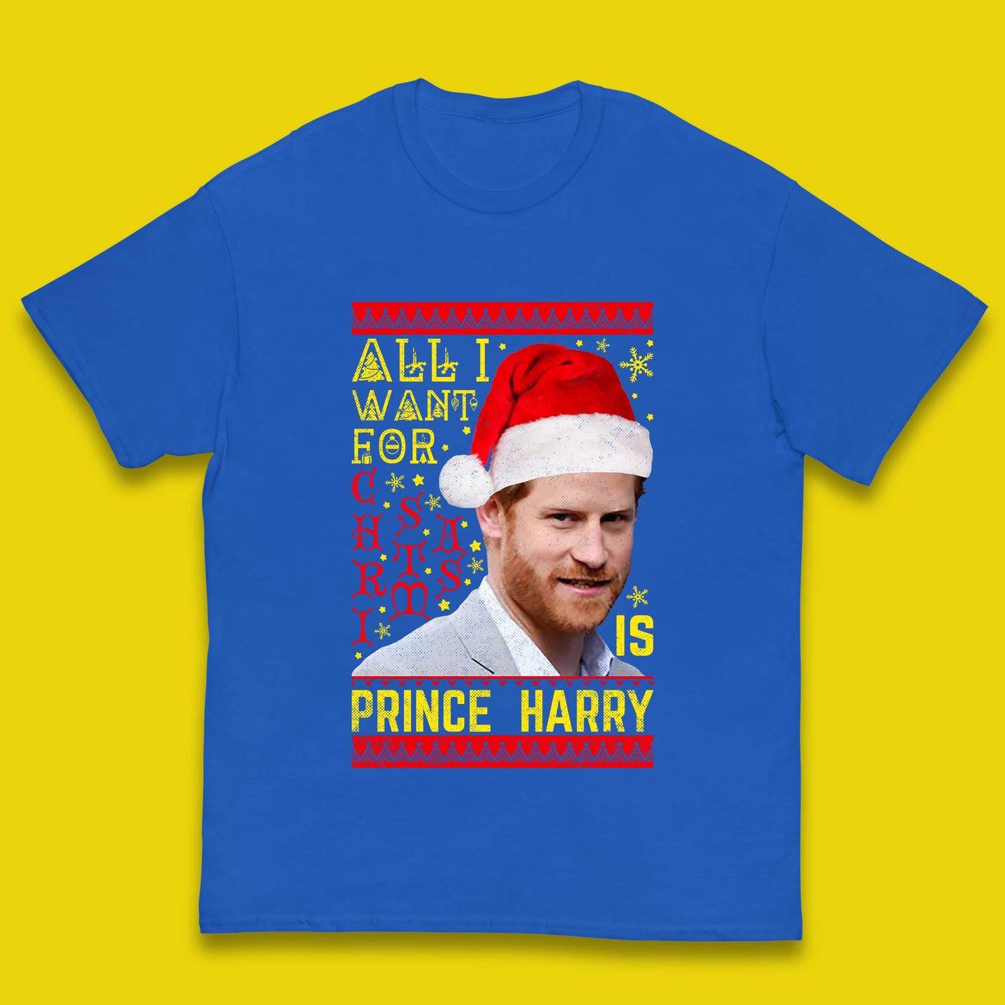 Prince Harry Christmas Kids T-Shirt