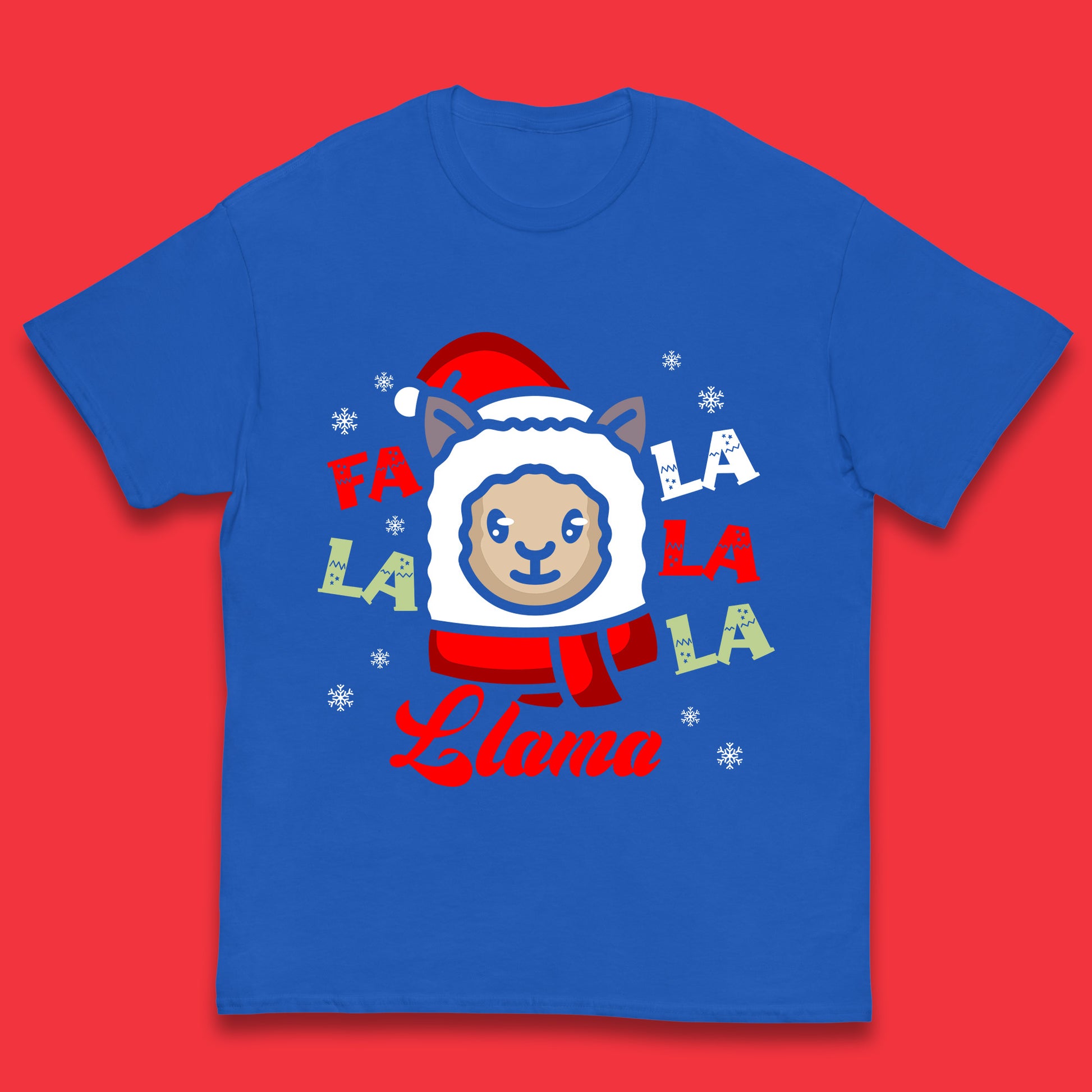 llama christmas t shirt