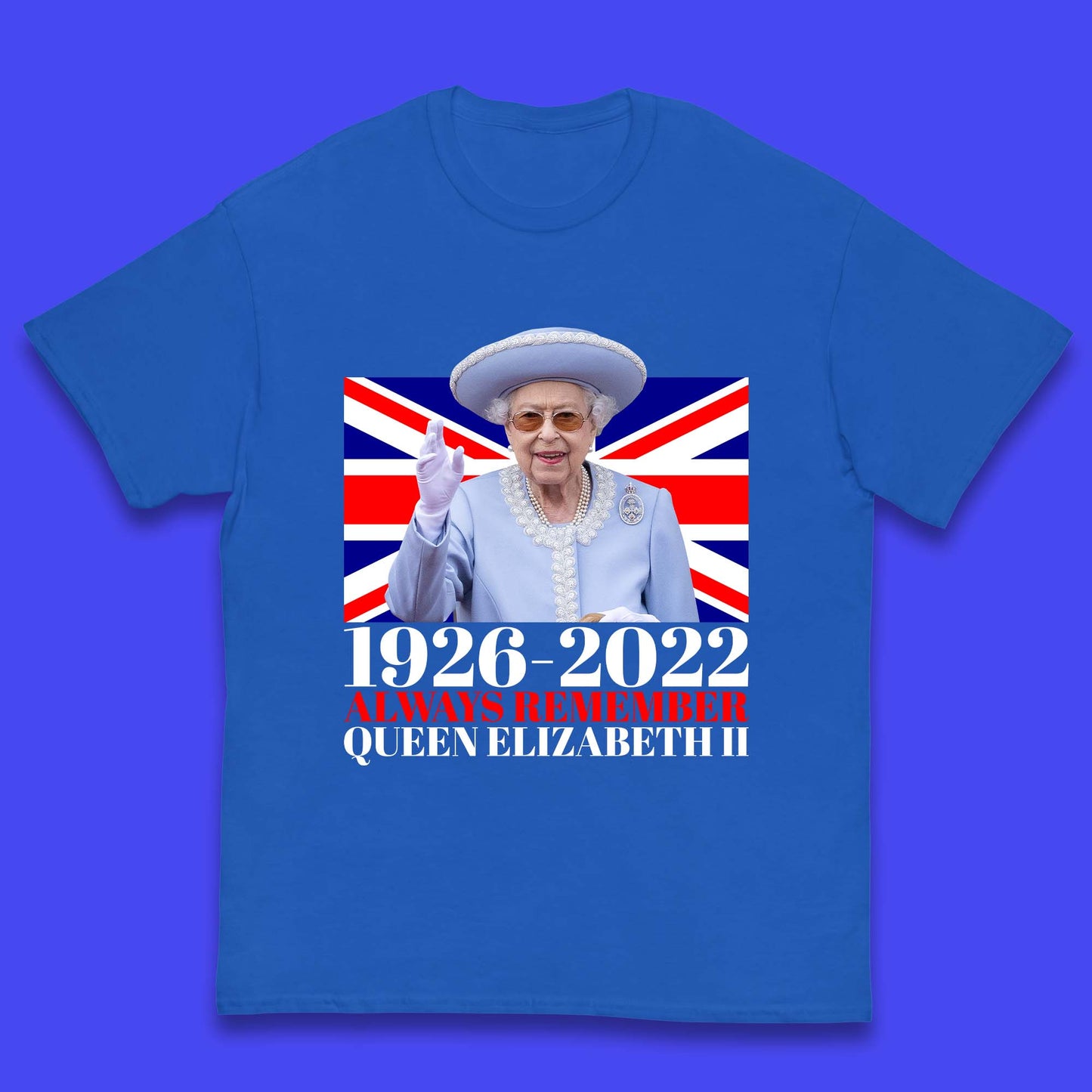 1926-2022 Queen Elizabeth II Kids T Shirt