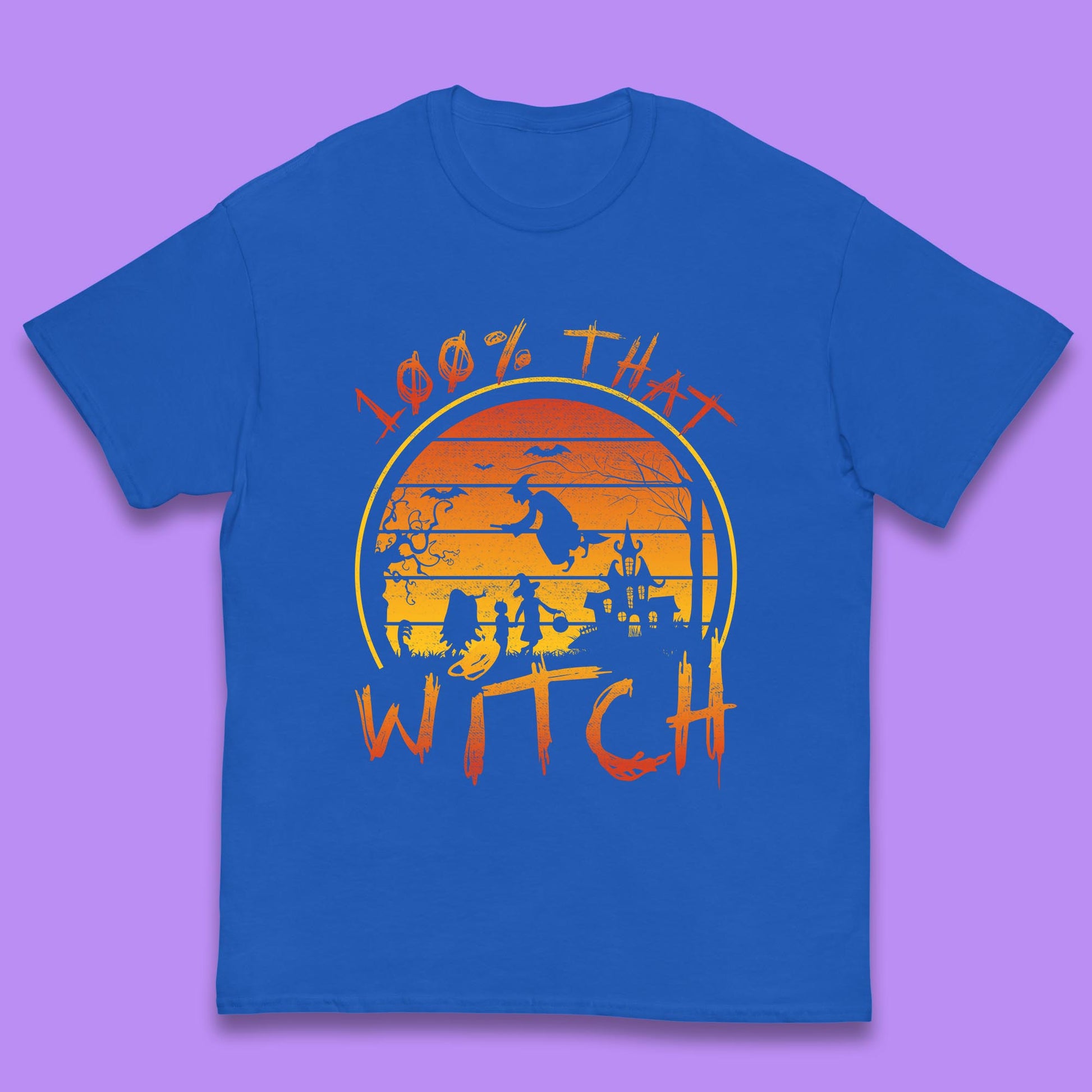 100% That Witch Halloween kids T Shirt