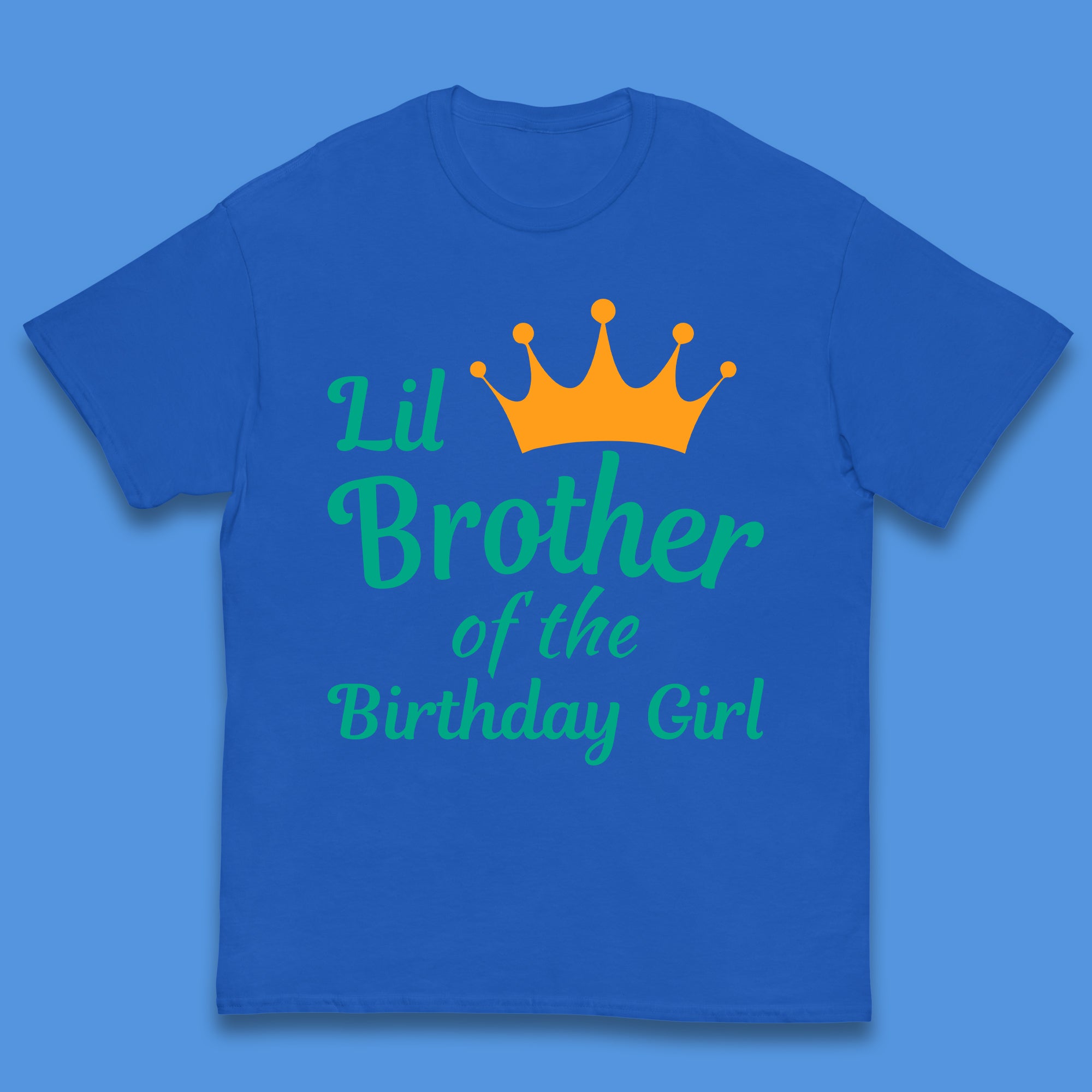 Lil Brother Of The Birthday Girl Kids T-Shirt