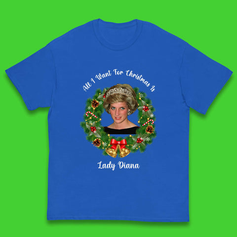 Lady Diana Christmas Kids T-Shirt
