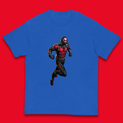Ant Man and The Wasp Marvel Comics American Superhero Ant Man In Action Ant-Man Costume Avengers Movie Kids T Shirt