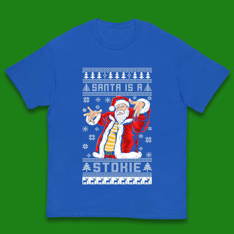 Santa is A Stokie Christmas Kids T-Shirt