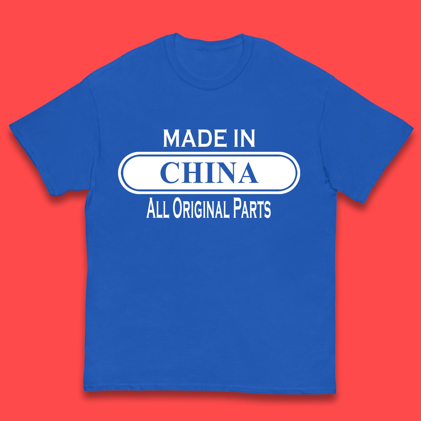 Made In China All Original Parts Vintage Retro Birthday Chinatown City of Westminster, London Gift Kids T Shirt